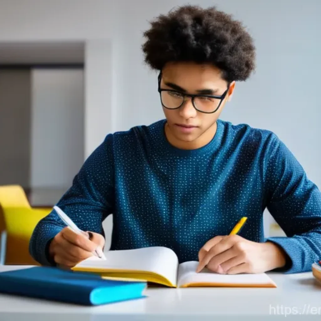 아동상담사 자격 시험 준비 일정 - **Prompt:** A young adult, of diverse ethnicity, is deeply focused at a modern, well-organized desk,...