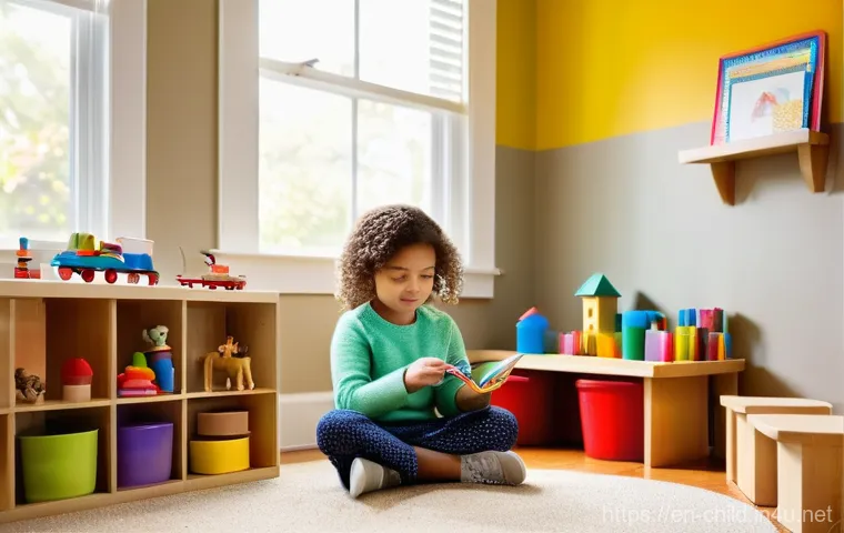 아동상담사 직무 분석 - **Playful Discovery in a Child Counselor's Office**
A brightly lit and inviting child counseling...