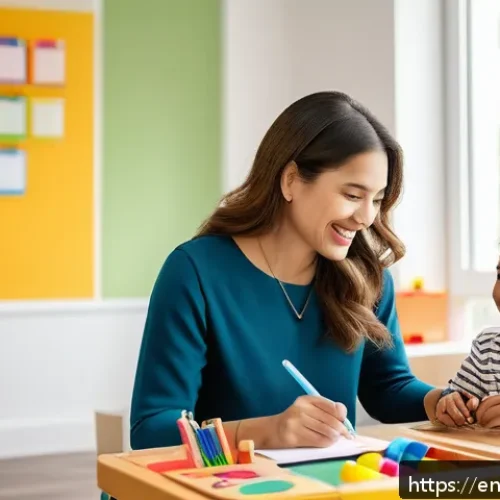 Home 31 아동상담사 자격증 취득의 중요성 - A professional child counselor in a bright, welcoming therapy room with colorful educational toys an...
